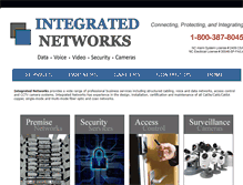Tablet Screenshot of integratednetworks.com